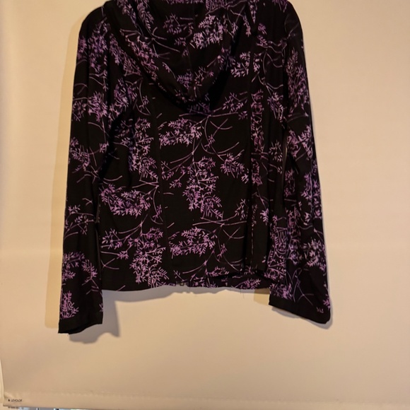 NEW Eagle Ray Traders Hoodie Jacket - Small (black/purple) - Picture 7 of 11